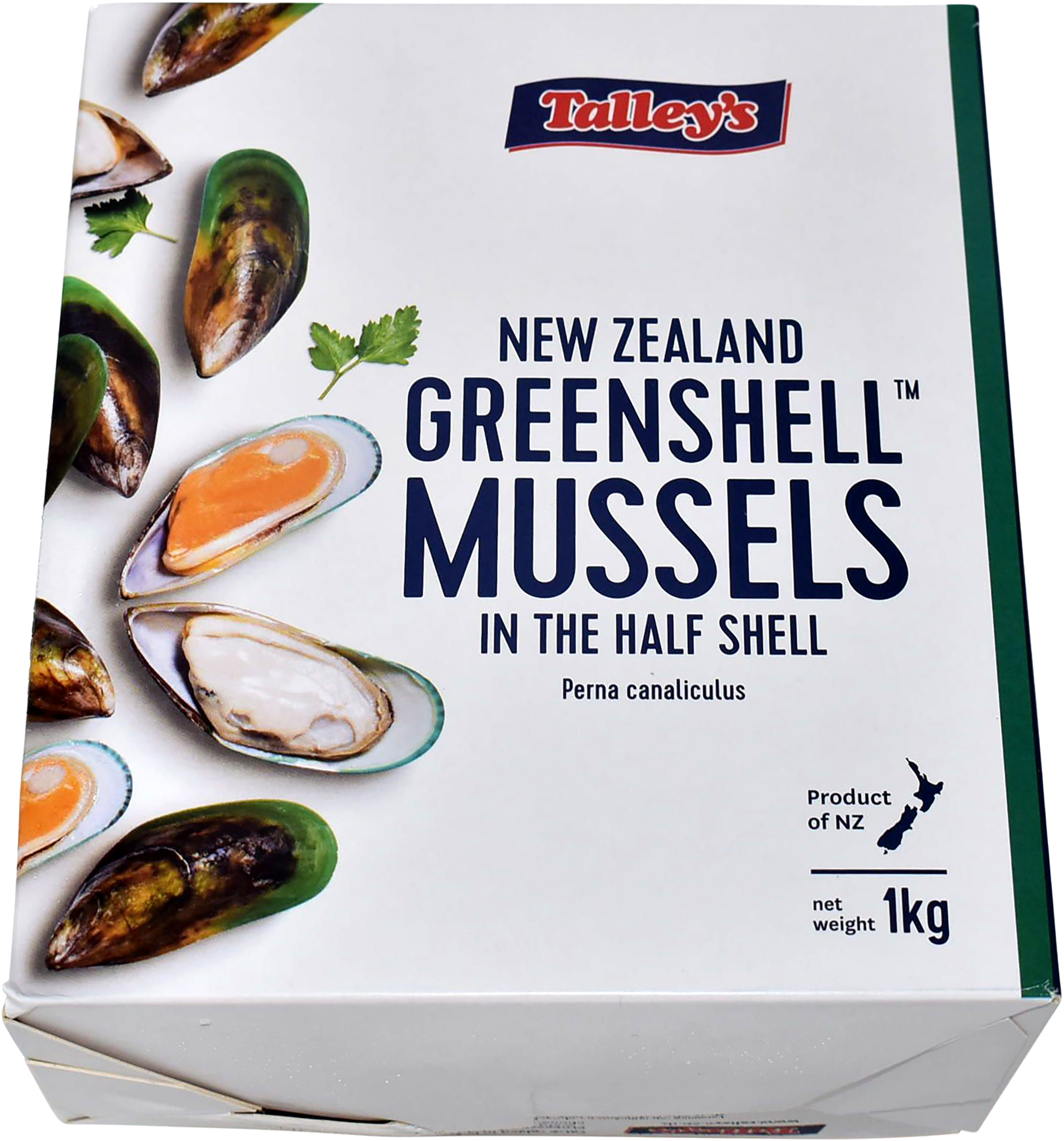 Grönskalsmusslor i Halvskal