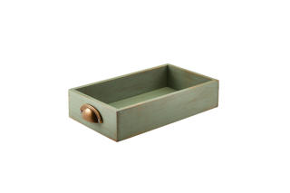 Trälåda Akacia Grön GN 1/3