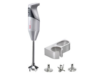 Stavmixer Gastro Rostfri Vit 200W med Tillbehör