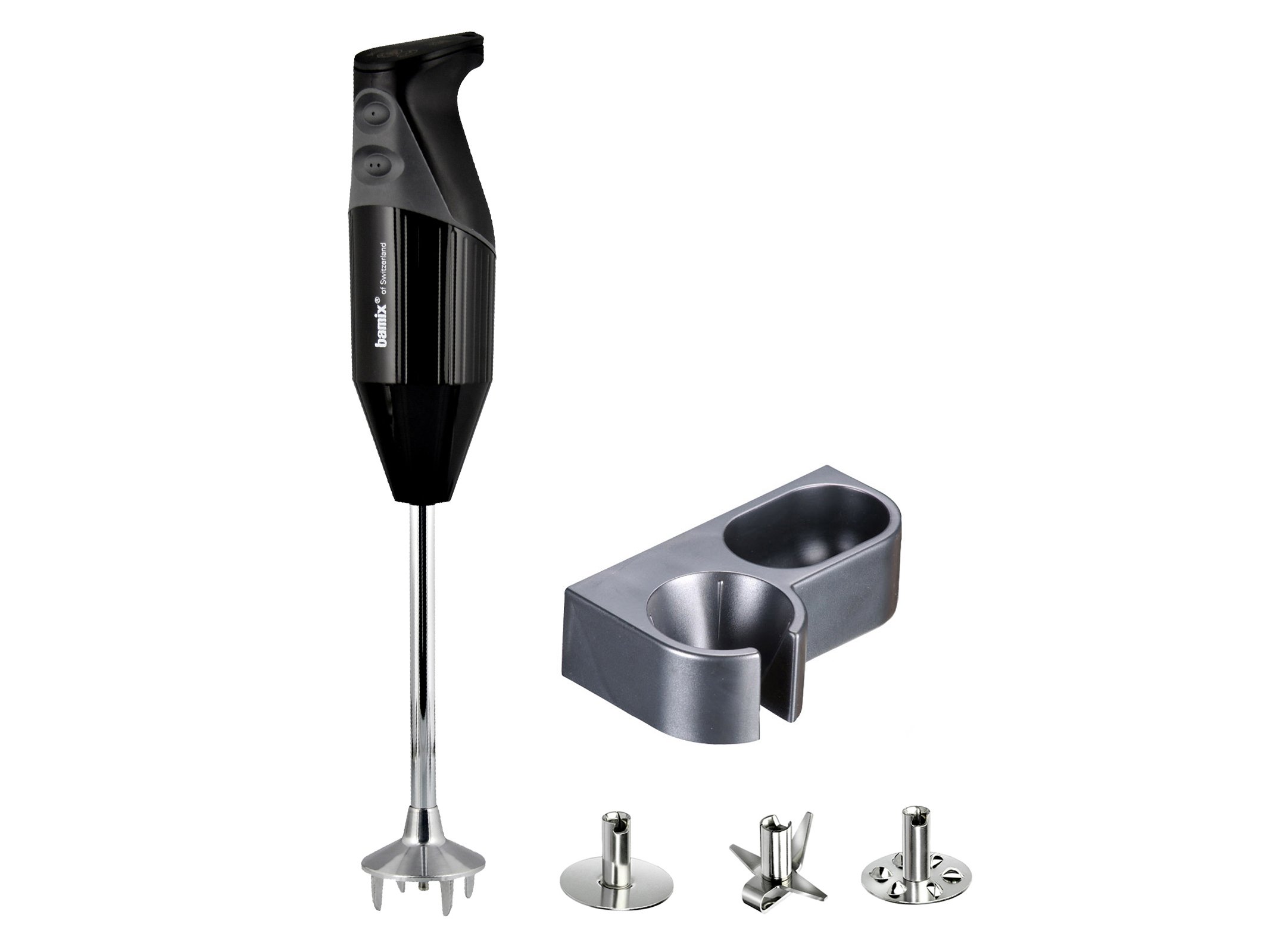 Stavmixer Gastro Rostfri Svart 200 W med Tillbehör