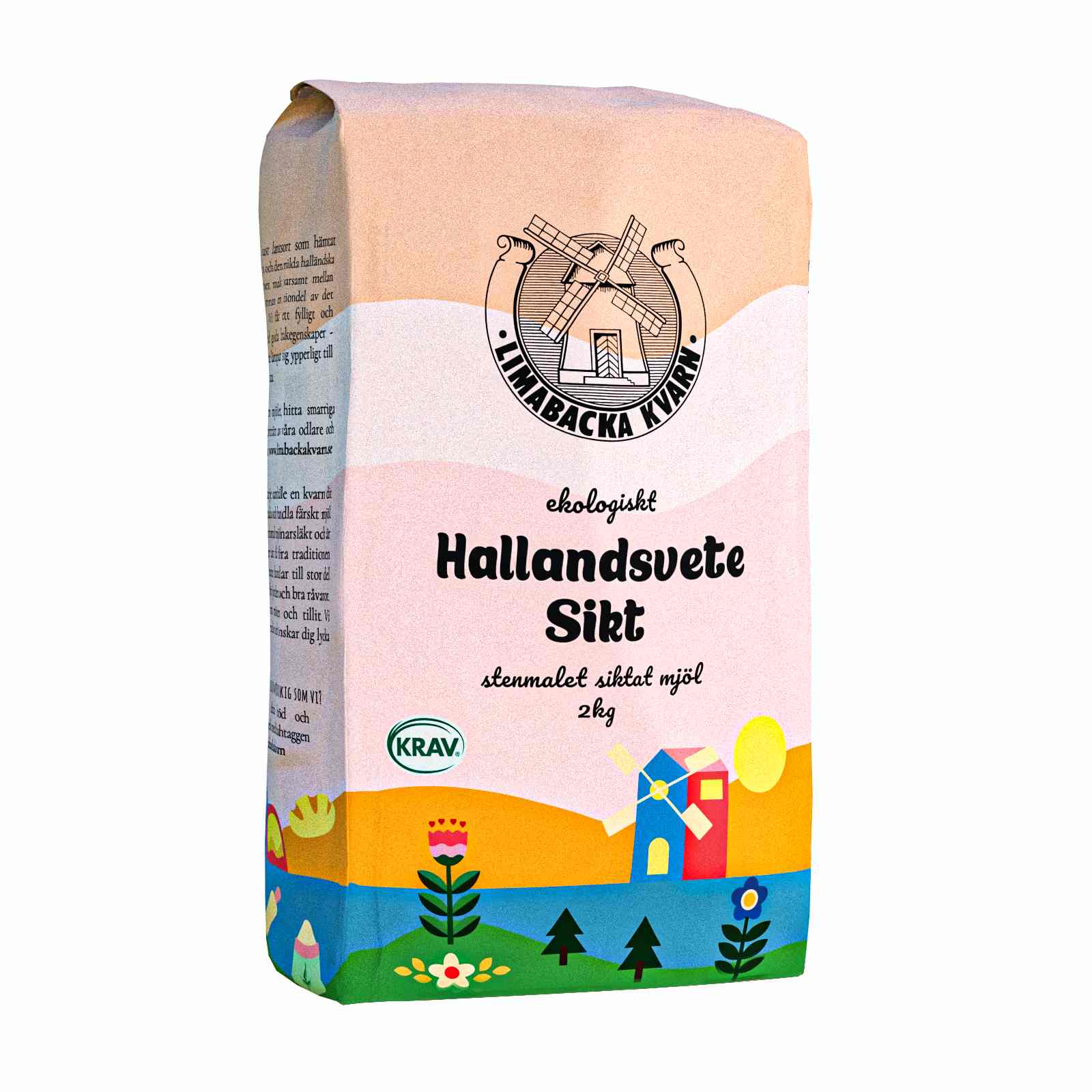 Halländskt Lantvete Siktat 2 kg, EKO KRAV