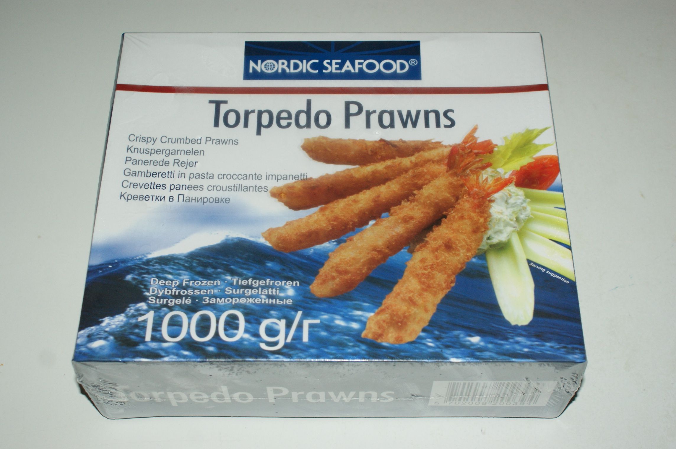 Vannameiräkor Panerade 26-30/lb