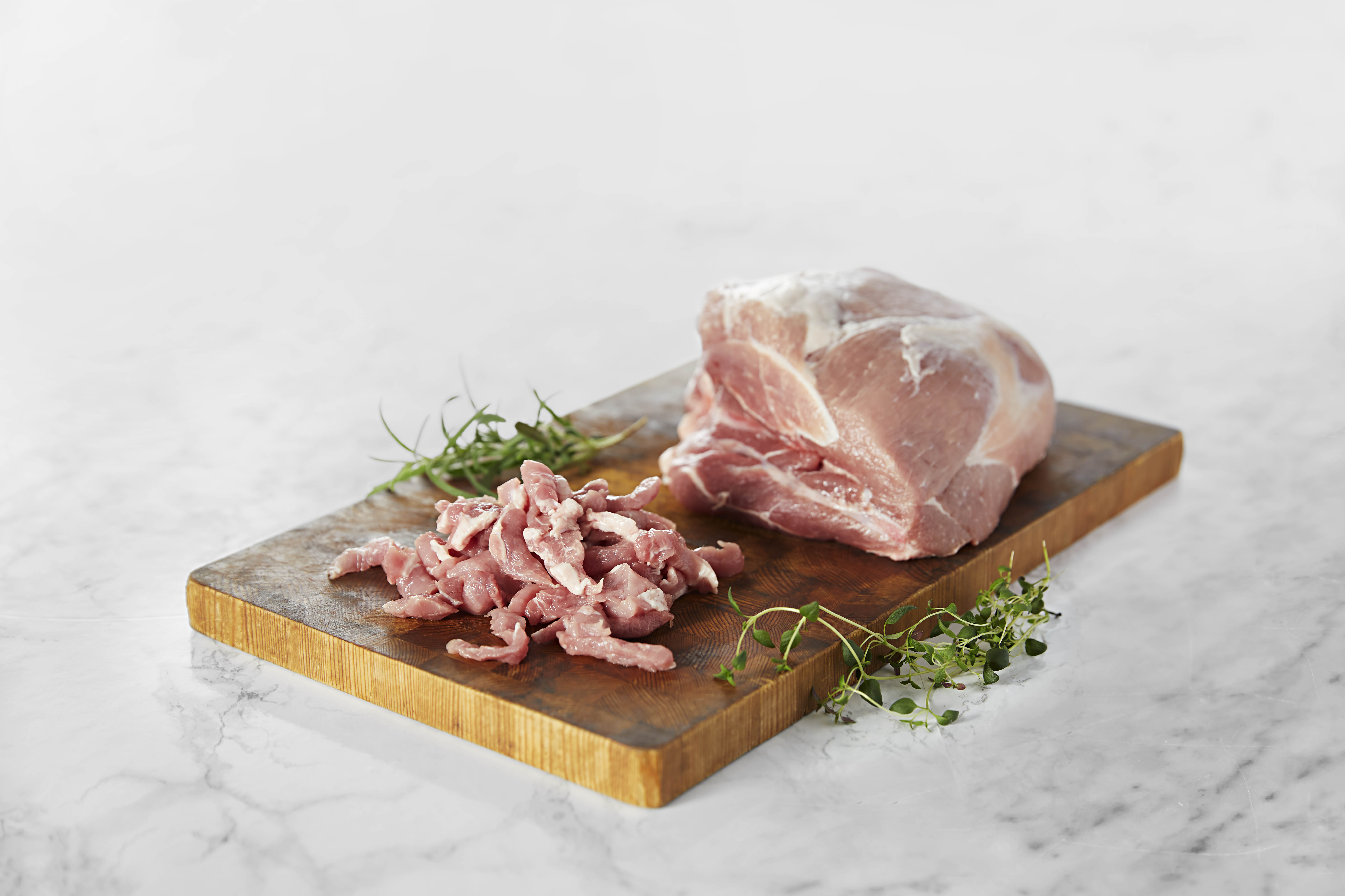 Fläskbog Strimlad ca 15mm Sverige