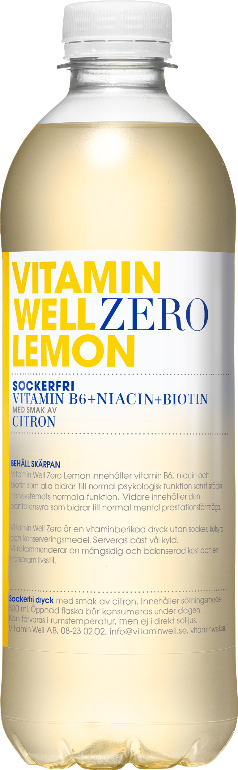 Vitamin Well Zero Lemon PET