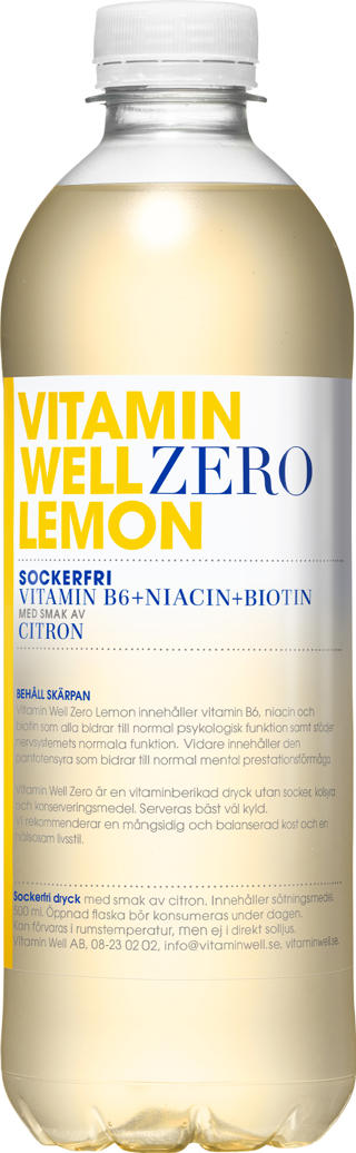 Vitamin Well Zero Lemon PET