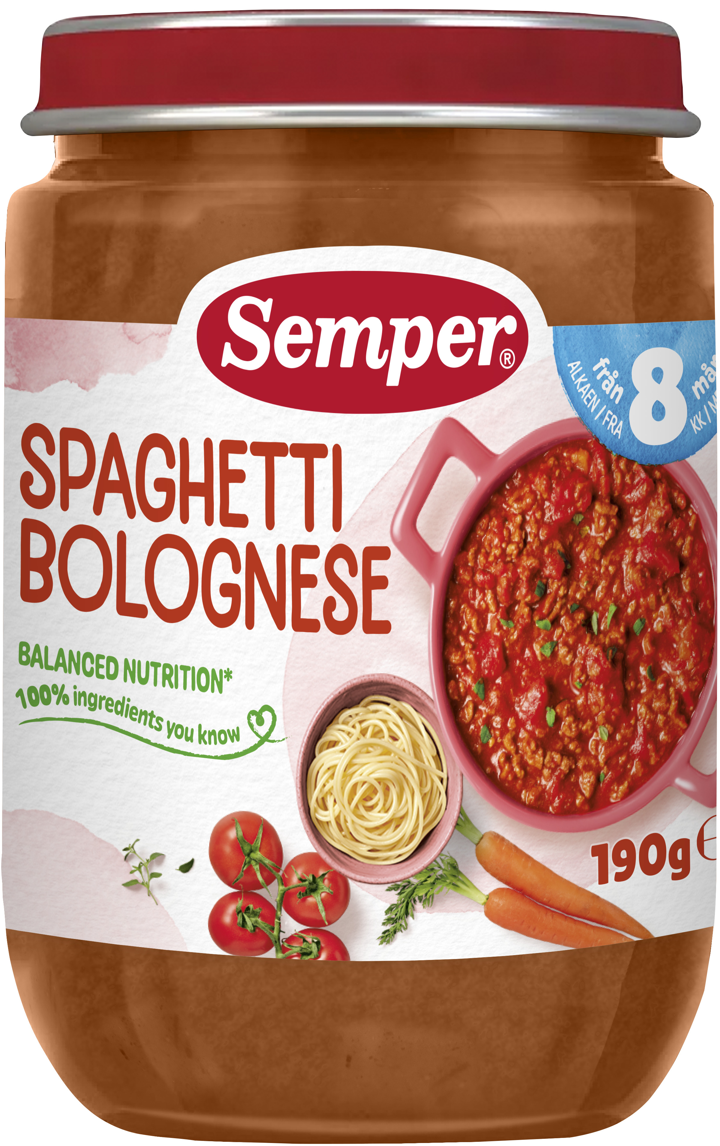 Spaghetti & Köttfärssås 8 Mån