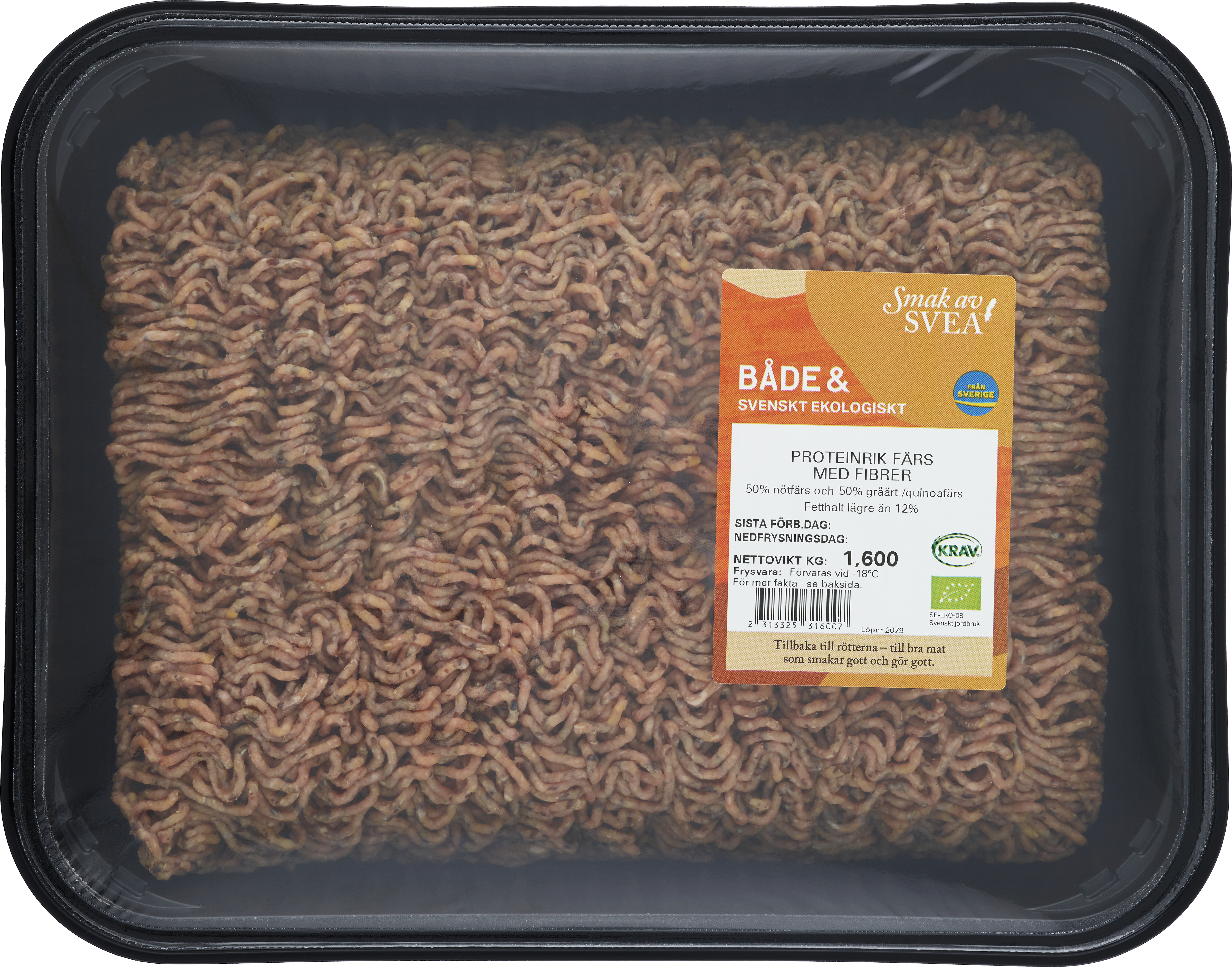 Nötfärs och Quinoa Både& KRAV Sverige