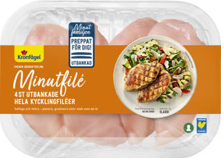 Kyckling Minutfilé Utbankad