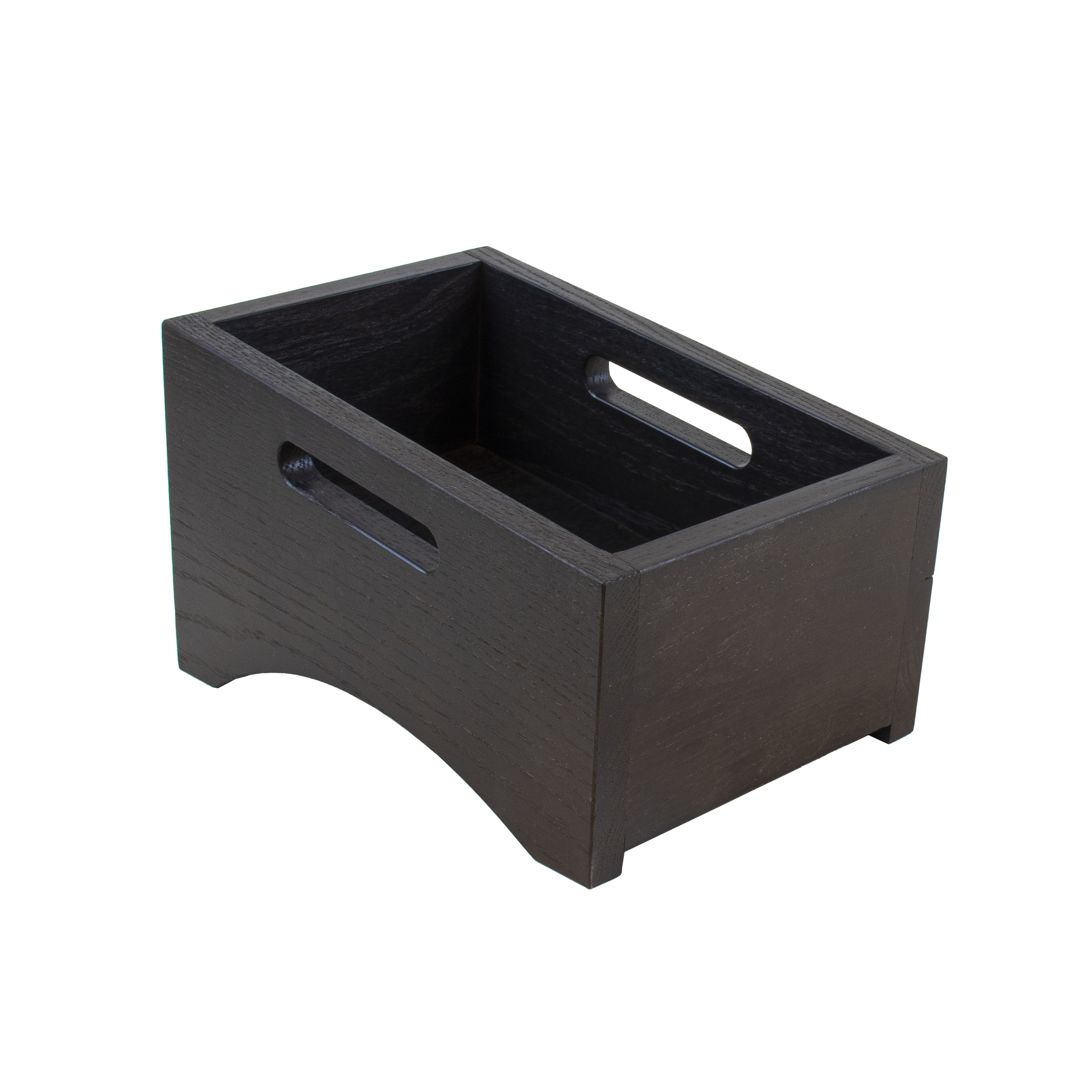 Besticklåda Lutande Havana Black Ek 28,5x16,3
x16,7cm