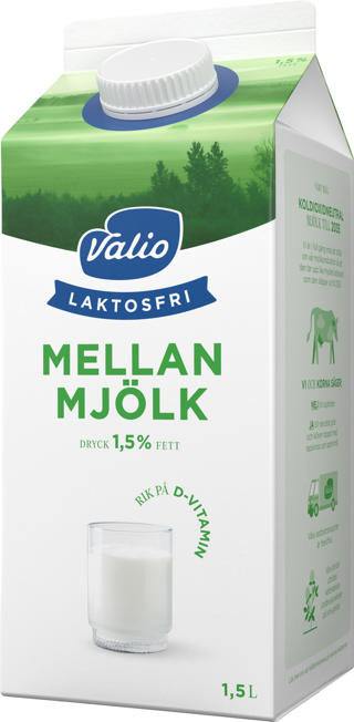 Mellanmjölkdryck 1,5% Laktosfri
