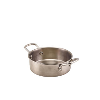 Minigryta Rostfri Ø12,8cm 45cl