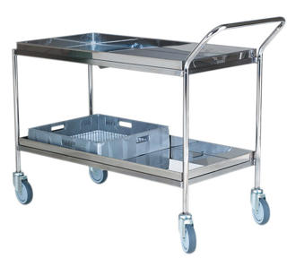 Diskgodsvagnar för 2x2 Diskkorgar