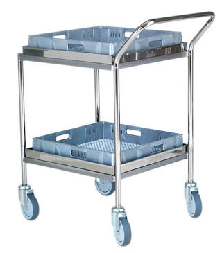 Diskgodsvagnar för 2x1 Diskkorgar