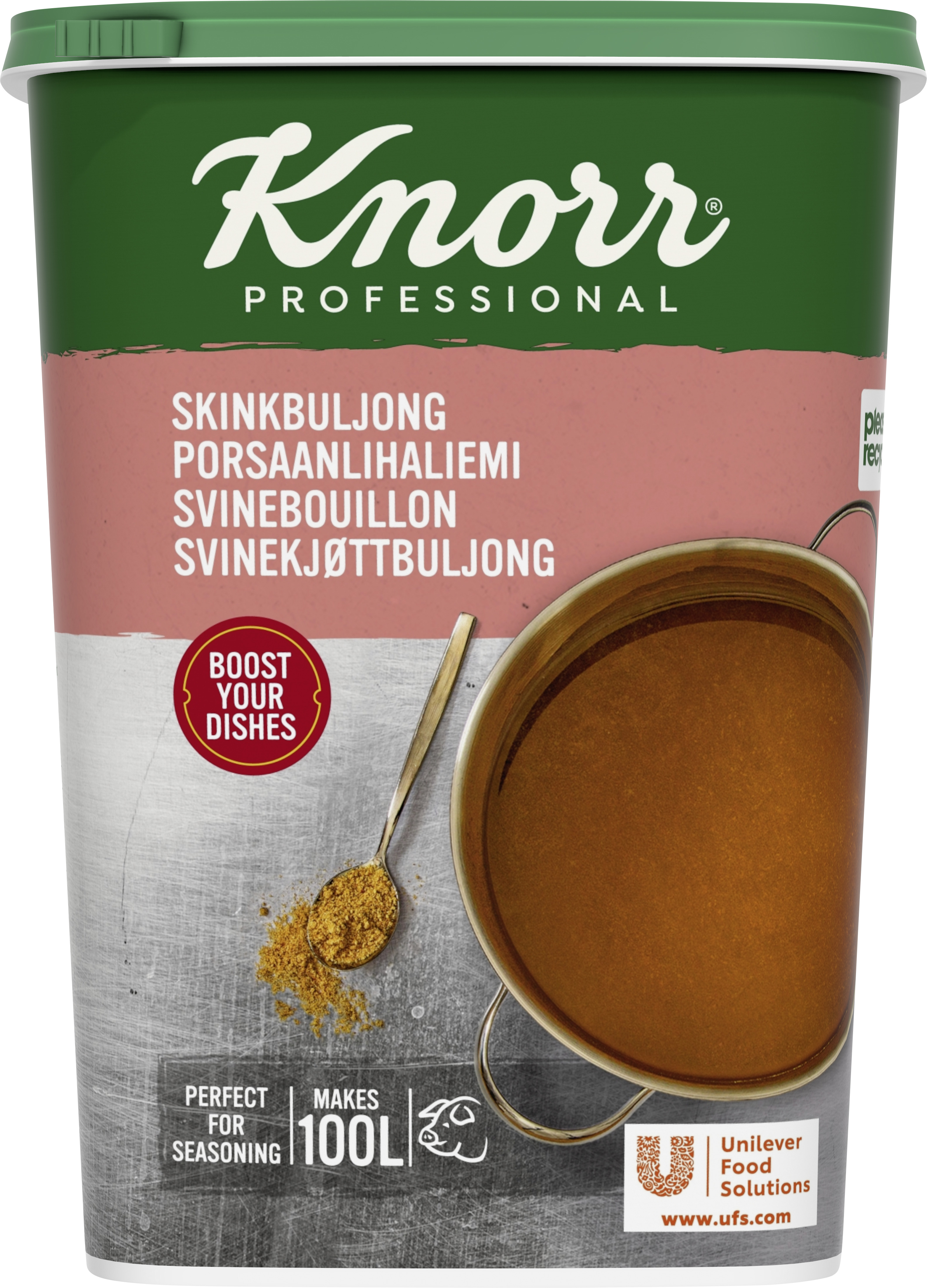 Skinkbuljong Pulver 0,8% Salt