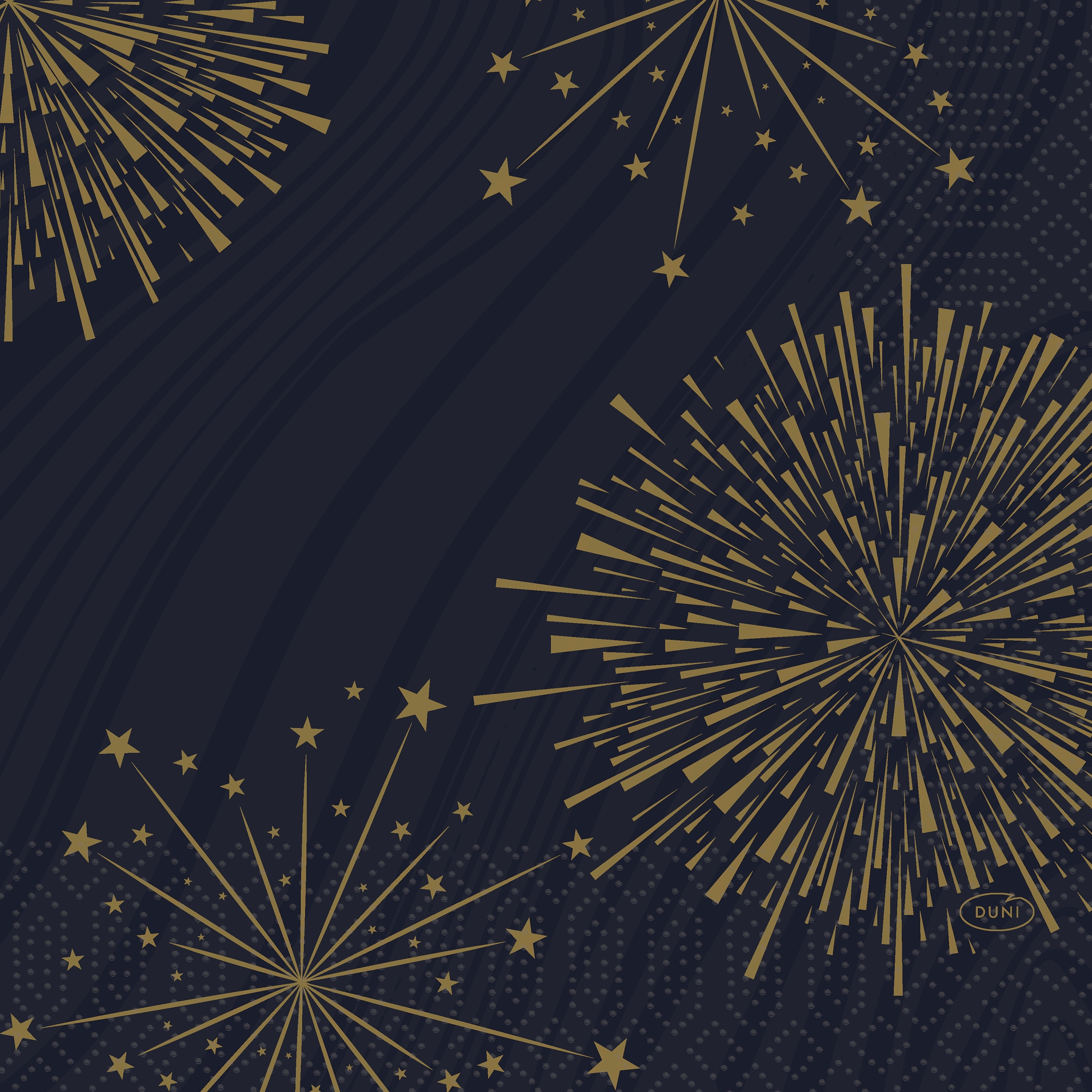 Servett 3-lag 33x33cm Sparkly Black