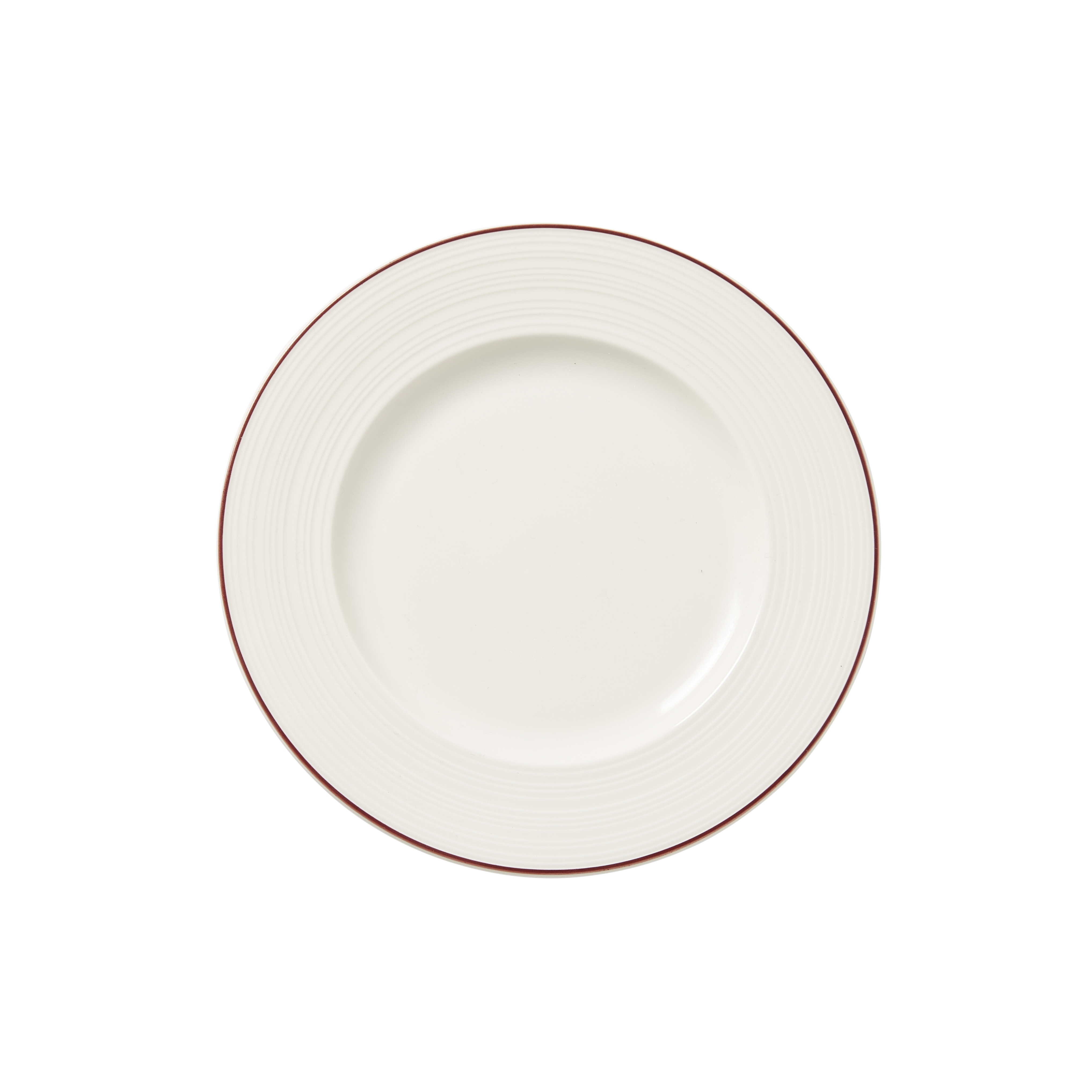 Concorde Tallrik Flat med Röd Rand Ø20,25cm