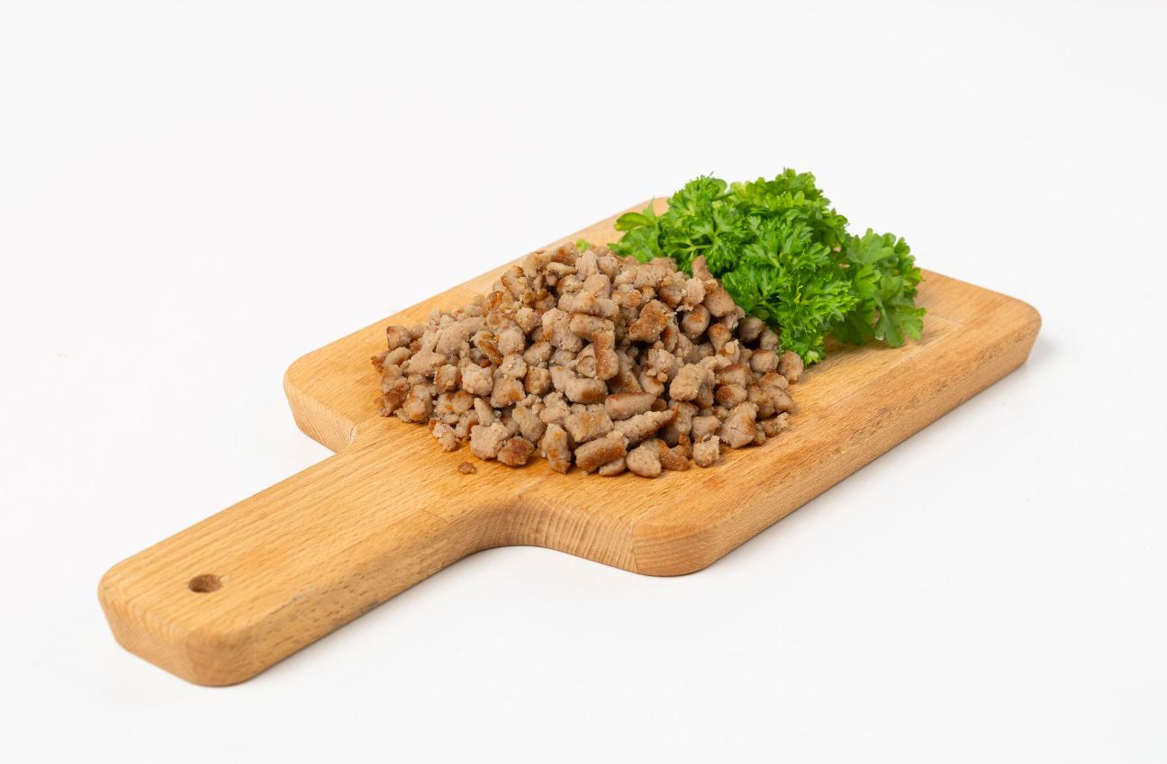 Kycklingfärs Tillagad