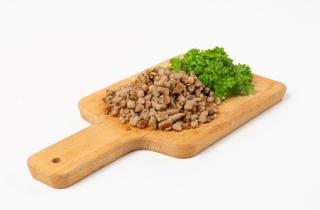 Kycklingfärs Tillagad