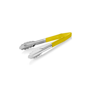 Tång Rostfri med Plasthandtag Gul 23cm