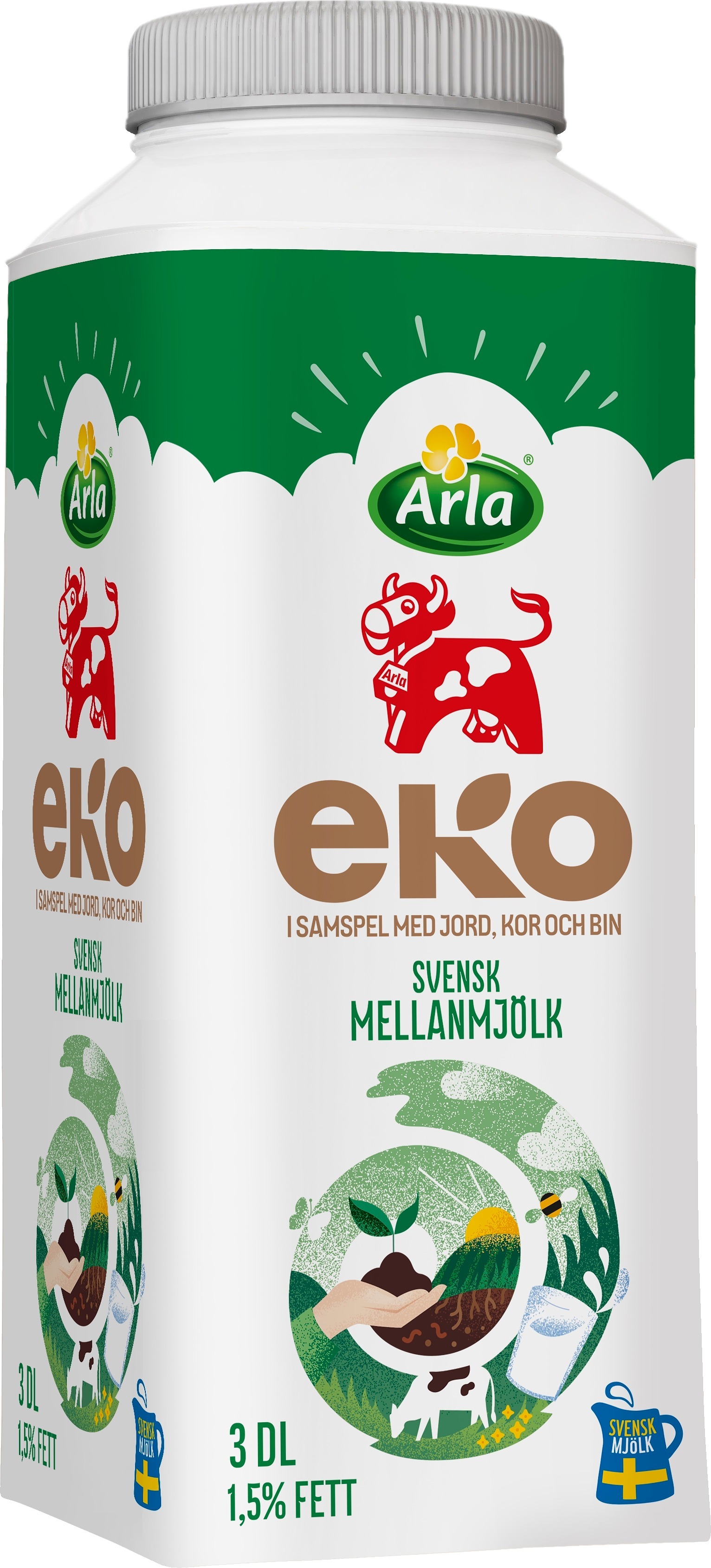Mellanmjölk 1,5% EKO KRAV