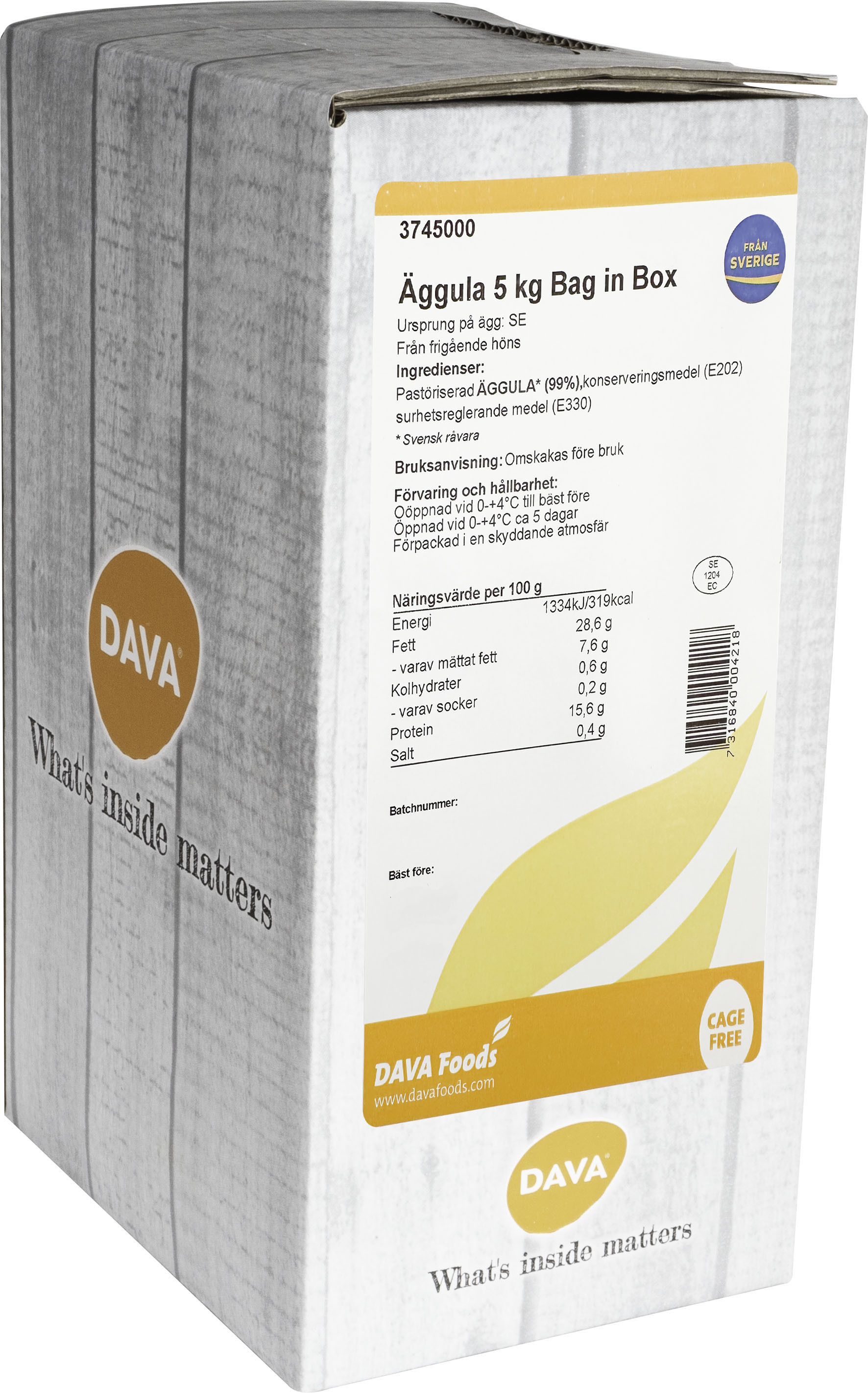 Flytande Äggula Bag in Box