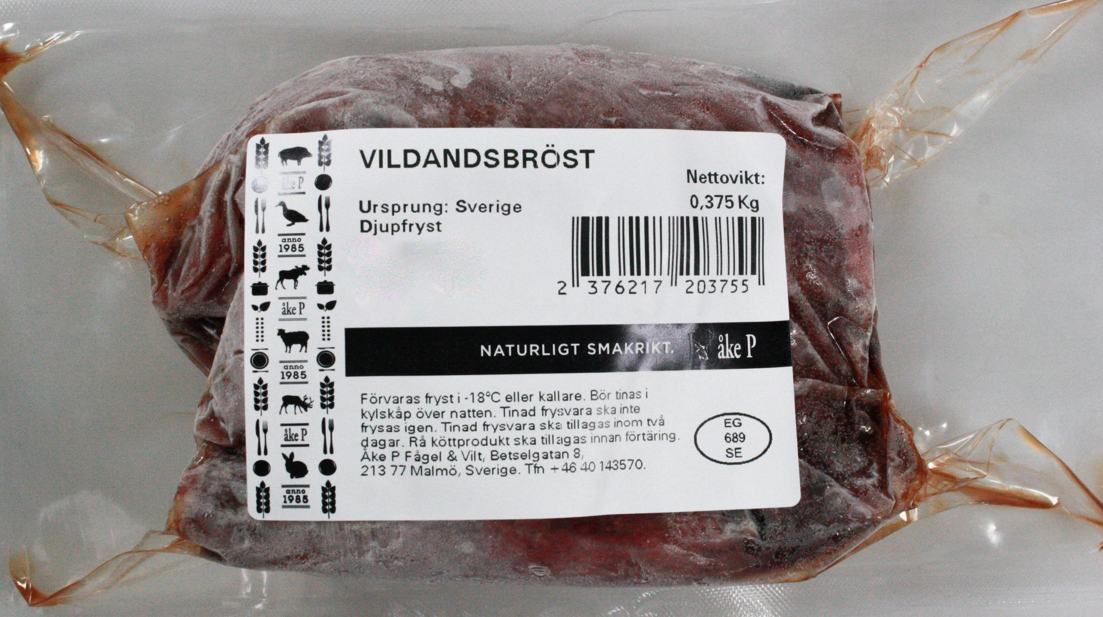 Vildandsbröst med Ben Sverige