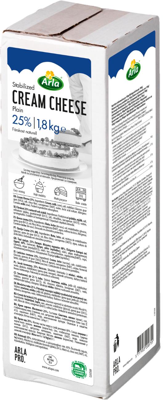 Färskost Naturell 25%