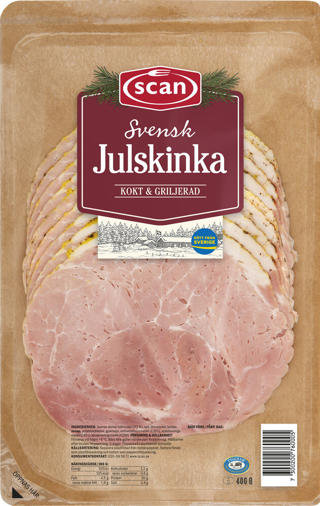 Julskinka Griljerad Skivad