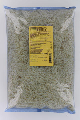 Emmentaler Riven 45%