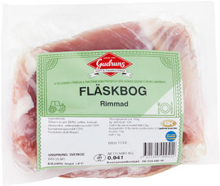 Fläskbog Rimmad utan Svål Sverige