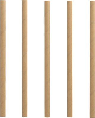 Sugrör Cocktail Papper 0,7x15cm Natur