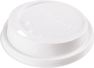 Lock PS till kaffebägare 25cl Vit