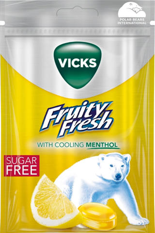 Vicks Lemon & Menthol Sockerfri