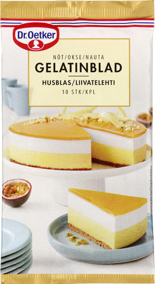 Gelantinblad av Nöt