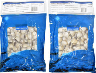 Vongolemussla med Skal Kokt