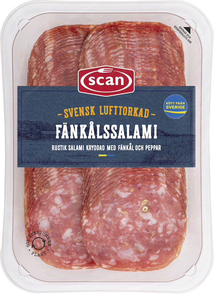 Fänkålssalami Skivad Sverige