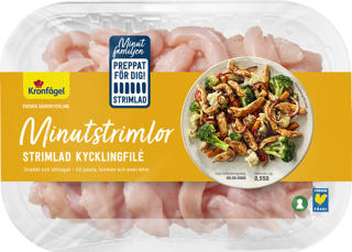 Kycklingfilé Minutstrimlor
