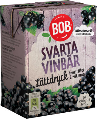 Lättdryck Svartvinbär 1+4