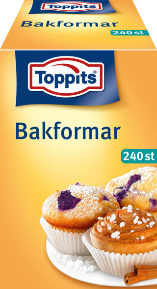 Bakform Fettbeständigt papper 50x25mm vit