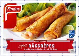 Crepes med Räkor