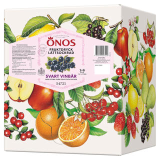 Fruktdryck Svartvinbär 1+6 Bag in Box