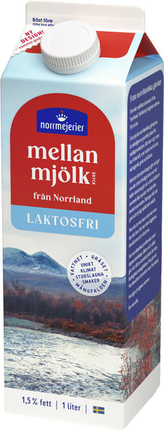 Mellanmjölkdryck 1,5% Laktosfri