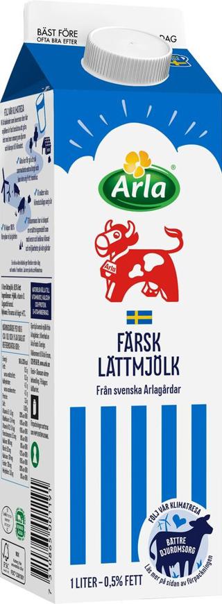 Lättmjölk 0,5%