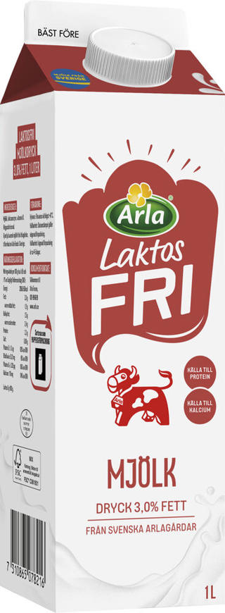 Mjölkdryck 3 % Laktosfri