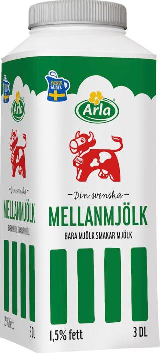 Mellanmjölk 1,5%