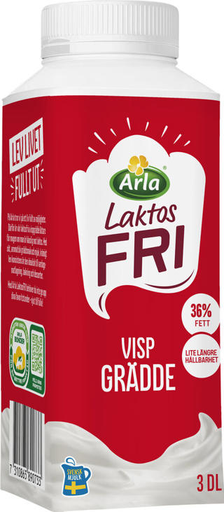 Vispgrädde 36% Laktosfri
