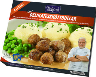 Delikatessköttbullar med Potatismos