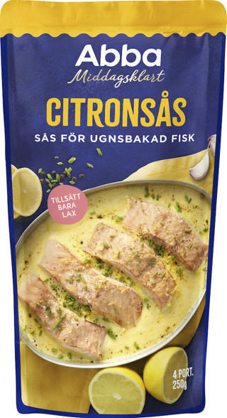 Citronsås för ungsbakad lax