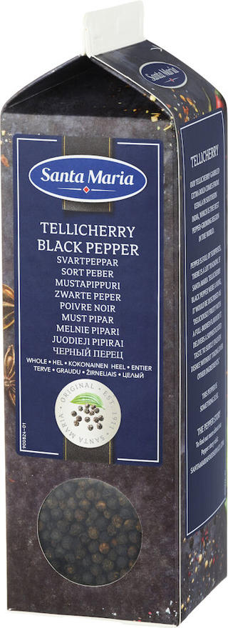 Tellicherry Svartpeppar Hel
