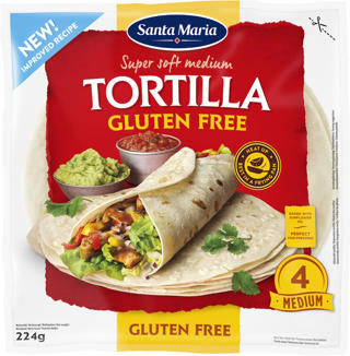 Tortillabröd 20 cm Glutenfri